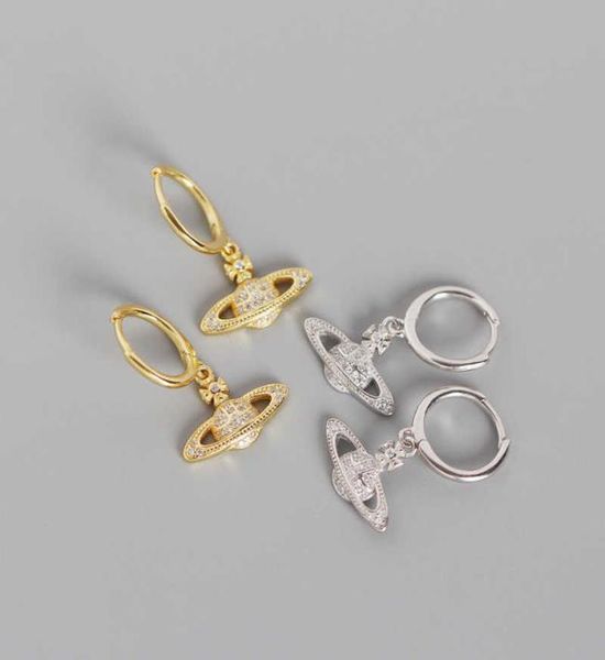 0138 light luxury planet silver ear buckle s925 sterling silver nis saturn inlaid versatile earrings8484592, Golden
0138 light luxury planet silver ear buckle s925 sterling silver nis saturn inlaid versatile earrings8484592, Golden