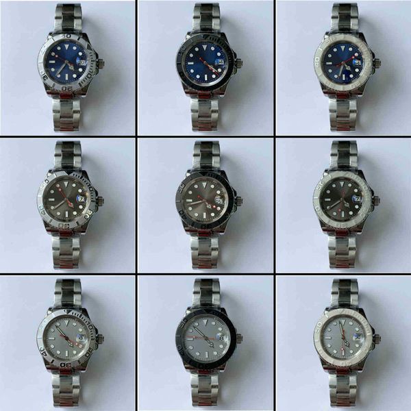 aaa mechanical wristwatches mens watches round stainless steel 40mm ceramic bezel reloj gmt luminous automatic sports business luxury watch, Slivery;brown
aaa mechanical wristwatches mens watches round stainless steel 40mm ceramic bezel reloj gmt luminous automatic sports business luxury watch, Slivery;brown
