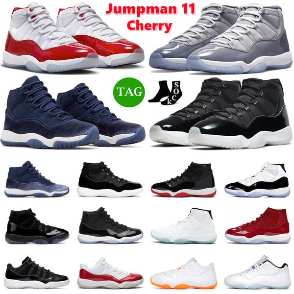 jumpman 11 basketball shoes men women 11s cherry midnight navy cool grey pure violet space jam bred concord mens trainers sport sneakers
jumpman 11 basketball shoes men women 11s cherry midnight navy cool grey pure violet space jam bred concord mens trainers sport sneakers