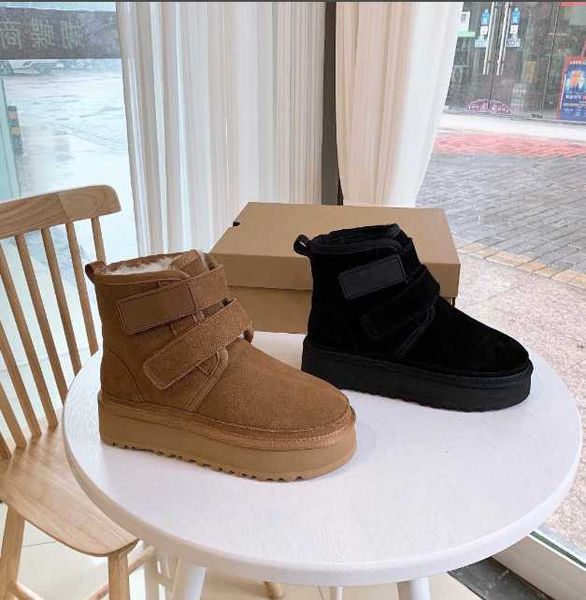 boots mini neumel platform boot designer woman winter ankle australia snow thick bottom real leather warm fluffy fur cowskin hook loop wgg s, Black
boots mini neumel platform boot designer woman winter ankle australia snow thick bottom real leather warm fluffy fur cowskin hook loop wgg s, Black