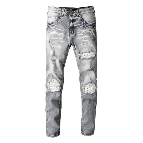 20ss mens designer jeans distressed ripped biker slim fit motorcycle denim for men s fashion jean mans pants pour homm256m, Blue
20ss mens designer jeans distressed ripped biker slim fit motorcycle denim for men s fashion jean mans pants pour homm256m, Blue
