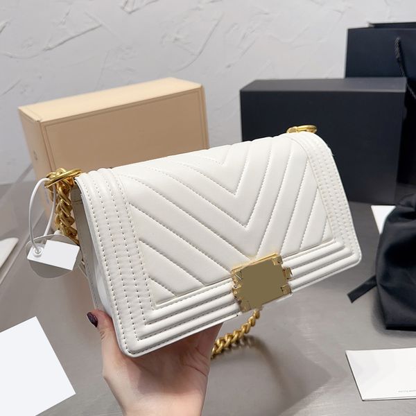 french womens designer lambskin quilted boy bags chevron line gold metal hardware chain cross body shoulder large capacity outdoor sacoche h
french womens designer lambskin quilted boy bags chevron line gold metal hardware chain cross body shoulder large capacity outdoor sacoche h