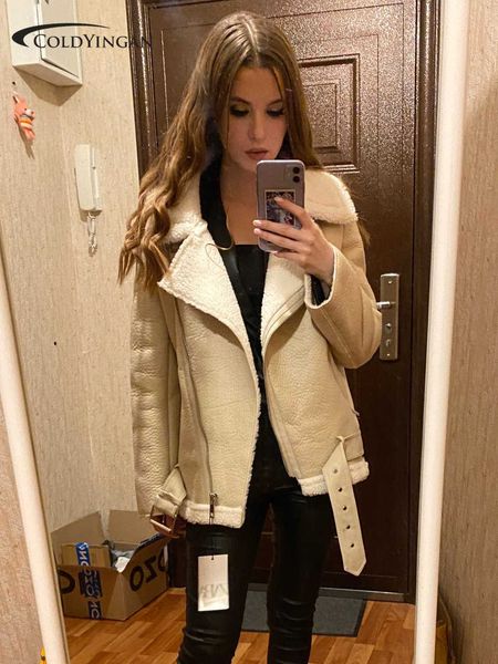 women's fur faux fur winter women's jacket coat fur locomotive retro with belt riding long-sleeved lapel padded warm black zip chi
women's fur faux fur winter women's jacket coat fur locomotive retro with belt riding long-sleeved lapel padded warm black zip chi