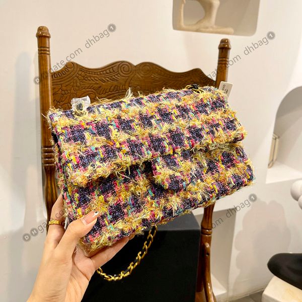 designer ladies flap classic shoulder bags multicolor tweeds quilted luxury french handbags gold-tone metal hardware handle sacoche key poch
designer ladies flap classic shoulder bags multicolor tweeds quilted luxury french handbags gold-tone metal hardware handle sacoche key poch