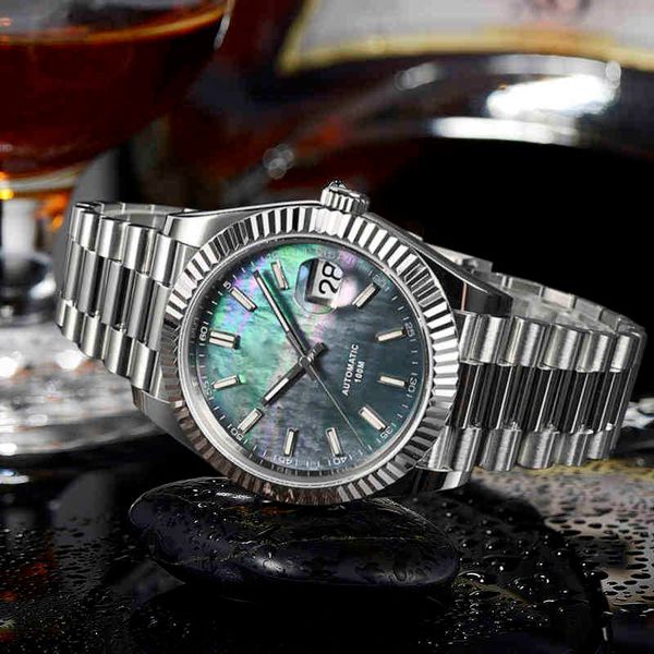role x wristwatch oyster perpetual date convex magnifying glass gmt watch stainless steel 40mm retro automatic mechanical luxe mens watches, Slivery;brown
role x wristwatch oyster perpetual date convex magnifying glass gmt watch stainless steel 40mm retro automatic mechanical luxe mens watches, Slivery;brown