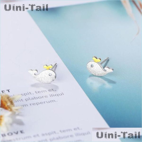 stud stud uinitail 925 sterling sier sweet brushed twocolor small whale earrings sprouting little dolphins ed160 drop delivery jewelr dhz45, Golden;silver
stud stud uinitail 925 sterling sier sweet brushed twocolor small whale earrings sprouting little dolphins ed160 drop delivery jewelr dhz45, Golden;silver