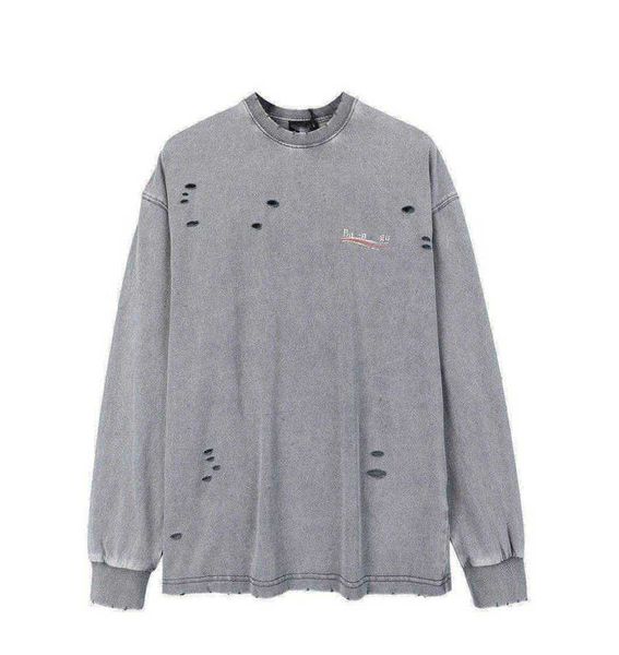 fashion brand designer hoodies classic perforated men's and women's casual pullover gray balanciagas, White;black
fashion brand designer hoodies classic perforated men's and women's casual pullover gray balanciagas, White;black
