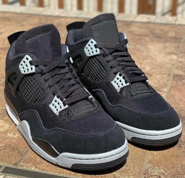 designer shoes 4 black canvas basketball 4s light steel grey-white-fire red sports sneakers size us 7-13
designer shoes 4 black canvas basketball 4s light steel grey-white-fire red sports sneakers size us 7-13