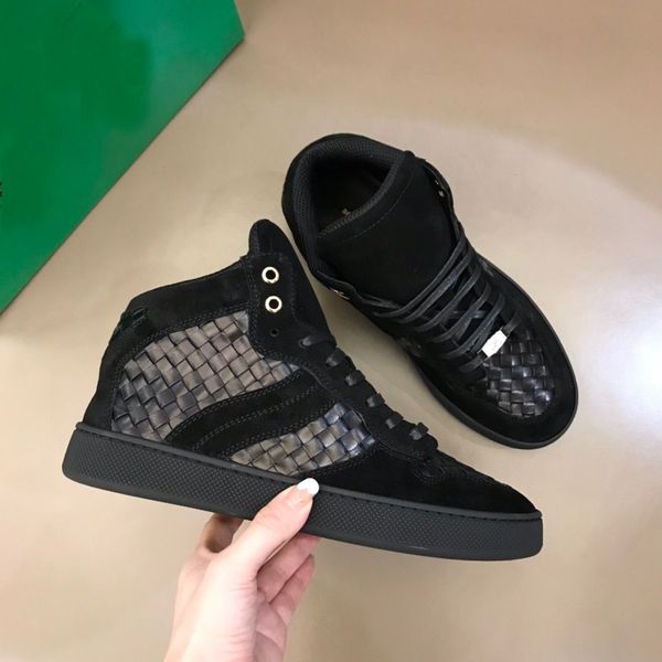 men's intrecciato woven high sports shoes suede and leather lace up men's casual skateboard walking discount eu38-46
men's intrecciato woven high sports shoes suede and leather lace up men's casual skateboard walking discount eu38-46
