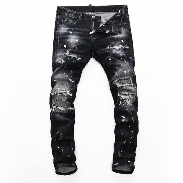2021 mens designer jeans distressed ripped biker slim fit motorcycle biker denim for men s fashion mans black pants 20ss pour homm246d, Blue
2021 mens designer jeans distressed ripped biker slim fit motorcycle biker denim for men s fashion mans black pants 20ss pour homm246d, Blue