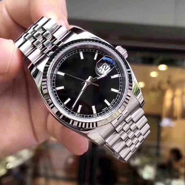 role x wristwatches log series automatic machinery watch round stainless steel luminous gmt reloj large window mens womens luxury watches, Slivery;brown
role x wristwatches log series automatic machinery watch round stainless steel luminous gmt reloj large window mens womens luxury watches, Slivery;brown