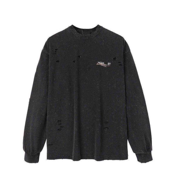 fashion brand designer hoodies classic perforated men's and women's casual pullover black balanciagas, White;black
fashion brand designer hoodies classic perforated men's and women's casual pullover black balanciagas, White;black