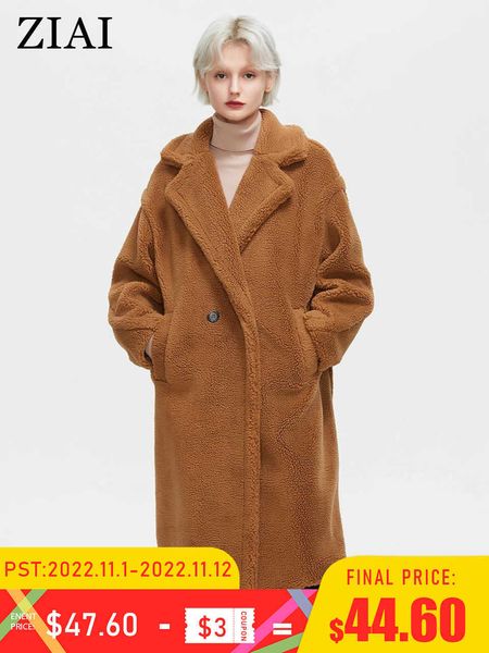 women's fur faux fur ziai new women's teddy jacket winter plush coat faux fur female outwear oversize fashion autumn quilted parka, Black
women's fur faux fur ziai new women's teddy jacket winter plush coat faux fur female outwear oversize fashion autumn quilted parka, Black