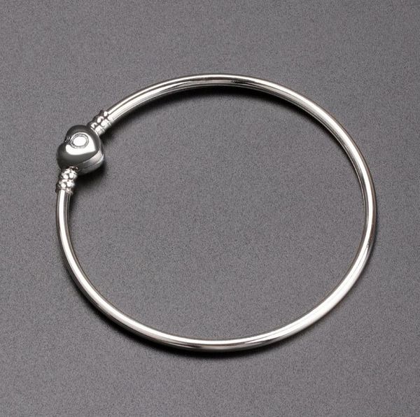 luxury fashion women silver bangle bracelet love heart bracelet for pandora charm european beads bracelet with original box jewelr7739256, Black
luxury fashion women silver bangle bracelet love heart bracelet for pandora charm european beads bracelet with original box jewelr7739256, Black