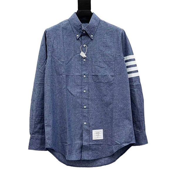 spring autumn designer tbb fashion korean mens casual shirt cotton long sleeve couples font mens and womens coats size 0-4, White;black
spring autumn designer tbb fashion korean mens casual shirt cotton long sleeve couples font mens and womens coats size 0-4, White;black