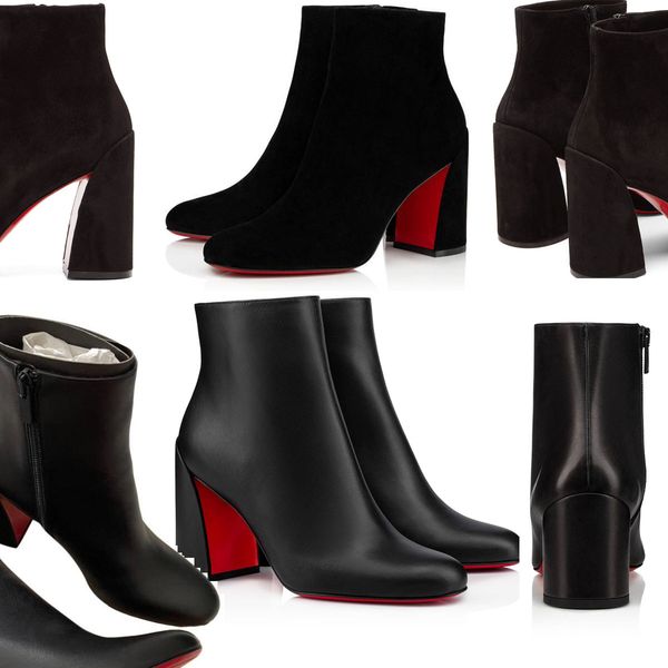 winter fashion pop women black leather boot block heel winter ankle boots comfortable shoes reds sole booties turela 85mm suede side zipper
winter fashion pop women black leather boot block heel winter ankle boots comfortable shoes reds sole booties turela 85mm suede side zipper