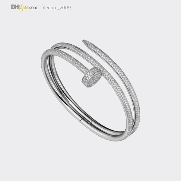 mens bangle nail bracelet women designer bracelets silver bracelet diamond-pave 2.0 luxury jewelry titanium steel gold-plated never fade not, Black
mens bangle nail bracelet women designer bracelets silver bracelet diamond-pave 2.0 luxury jewelry titanium steel gold-plated never fade not, Black