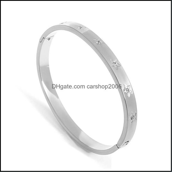 bangle bangle trendy simple white zircon stainless steel bangles bracelets for women vintage classic charm hand accessories friendsh dhfie, Black
bangle bangle trendy simple white zircon stainless steel bangles bracelets for women vintage classic charm hand accessories friendsh dhfie, Black