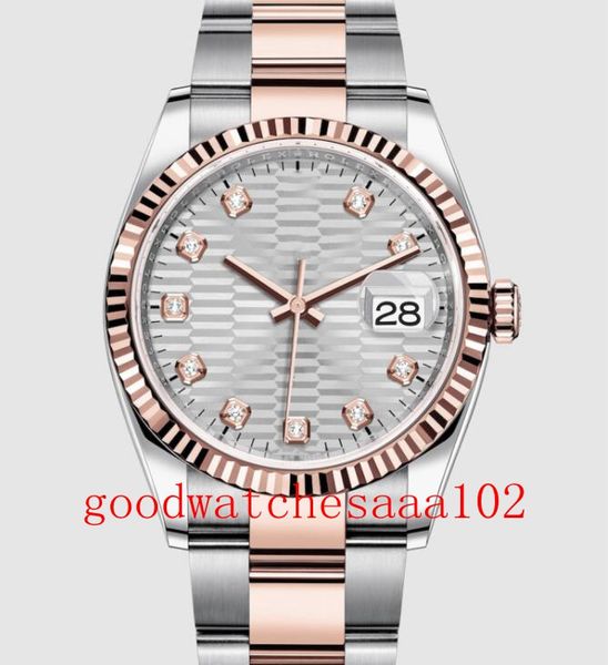 2022 new version fashion wristwatches 36mm gray dial 126301 126281 126231 automatic 18k rose gold stainless steel bracelet women's men&, Slivery;brown
2022 new version fashion wristwatches 36mm gray dial 126301 126281 126231 automatic 18k rose gold stainless steel bracelet women's men&, Slivery;brown
