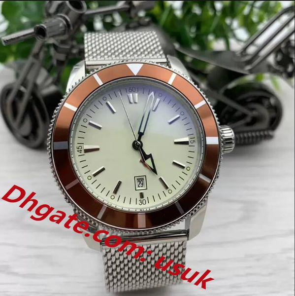 super quality ocean series date mens watches 47mm large black dial calibre 20 automatic index watch stainless steel mesh bracelet men wristw, Slivery;brown
super quality ocean series date mens watches 47mm large black dial calibre 20 automatic index watch stainless steel mesh bracelet men wristw, Slivery;brown