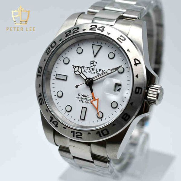peter lee 42mm rvs mechanical automatic men's watch car date goes simple designer's watches gifts, Slivery;brown
peter lee 42mm rvs mechanical automatic men's watch car date goes simple designer's watches gifts, Slivery;brown
