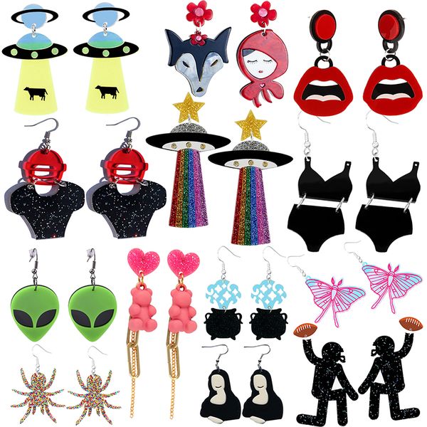 stud earrings for women girls hip hop cute exaggeration special creativity jewelry ufo alien american football magic butterfly drop d smtgf, Golden;silver
stud earrings for women girls hip hop cute exaggeration special creativity jewelry ufo alien american football magic butterfly drop d smtgf, Golden;silver