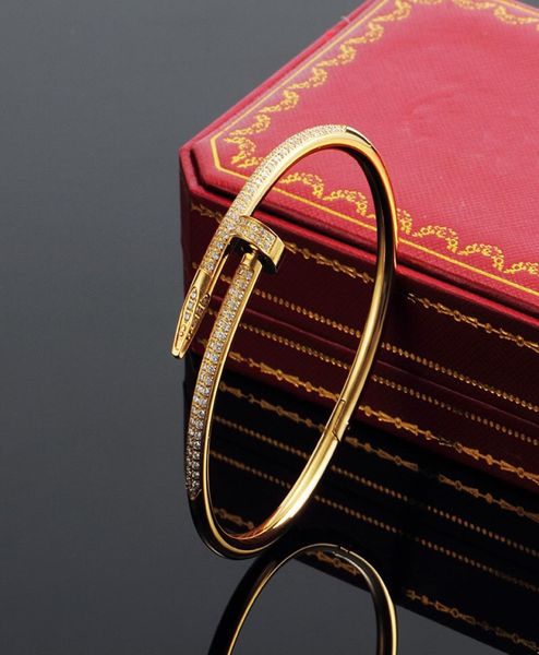 2022classic bangles gold silver nail bracelet titanium steel cuff bangle nlay diamond bracelets womens mens love jewelry gift c802250530, Black
2022classic bangles gold silver nail bracelet titanium steel cuff bangle nlay diamond bracelets womens mens love jewelry gift c802250530, Black