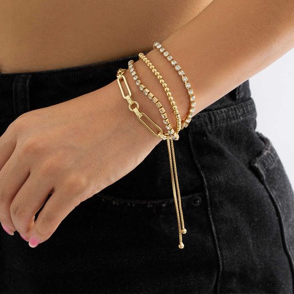 jewelry simple full diamond punk adjustable hand ornament hip hop sweet cool beads multilayer cool bracelet, Black
jewelry simple full diamond punk adjustable hand ornament hip hop sweet cool beads multilayer cool bracelet, Black