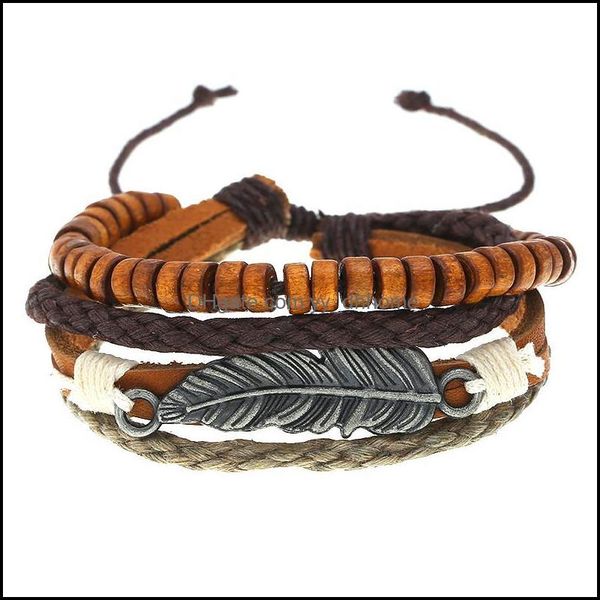 bangle bangle jessingshow charm rope wood beads mtilayer leather man bracelet beaded alloy feather accessories bangles chain drop de dh0sk, Black
bangle bangle jessingshow charm rope wood beads mtilayer leather man bracelet beaded alloy feather accessories bangles chain drop de dh0sk, Black