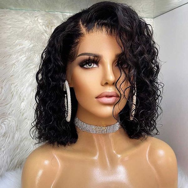 headwear accessories ywigs peruvian human hair front deep wave hd lace frontal wig kinky curly short bob wigs for black women
headwear accessories ywigs peruvian human hair front deep wave hd lace frontal wig kinky curly short bob wigs for black women