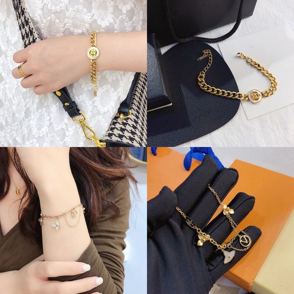 designer jewelry bracelets chain fashion popular style bracelet jewelry accessories selection for women luxury romantic gift couple family 1, Black
designer jewelry bracelets chain fashion popular style bracelet jewelry accessories selection for women luxury romantic gift couple family 1, Black