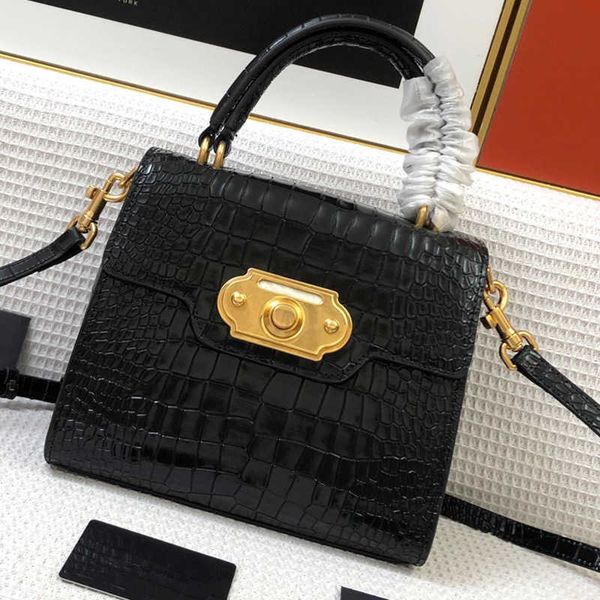 handbag designer bags crocodile pattern leather messenger bag women crossbody handbag alligator shoulder back handbags package