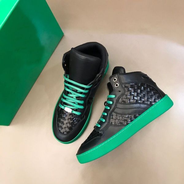 men's intrecciato woven high sports shoes suede and leather lace up men's casual skateboard walking discount eu38-46
men's intrecciato woven high sports shoes suede and leather lace up men's casual skateboard walking discount eu38-46