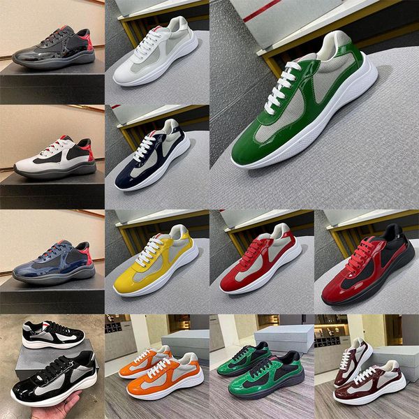 fashion new men's america's cup sneakers flatcasual shoes sneakers patent leather black design mesh lace-up luxury sports running
fashion new men's america's cup sneakers flatcasual shoes sneakers patent leather black design mesh lace-up luxury sports running