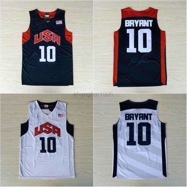 college basketball wears stitched 10 bryant basketball jersey mens usa dream team jersey stitched blue white short sleeve shirt s, Black
college basketball wears stitched 10 bryant basketball jersey mens usa dream team jersey stitched blue white short sleeve shirt s, Black