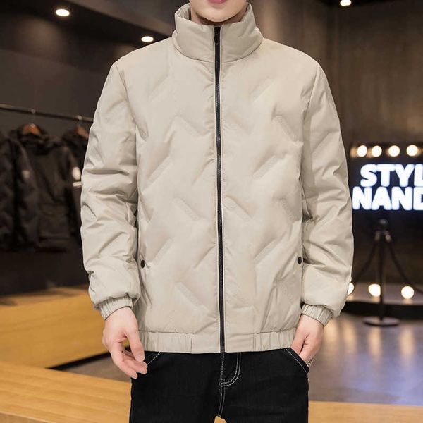 men in winter 2022 new thickened thermal insulation high-end men's stand collar white duck down jacket, Black
men in winter 2022 new thickened thermal insulation high-end men's stand collar white duck down jacket, Black