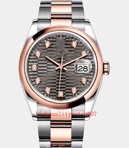 elling excellent wristwatches 36mmslate grey pitted pattern dial 126284 stainless steel bracelet automatic mechanical fashion women's m, Slivery;brown
elling excellent wristwatches 36mmslate grey pitted pattern dial 126284 stainless steel bracelet automatic mechanical fashion women's m, Slivery;brown