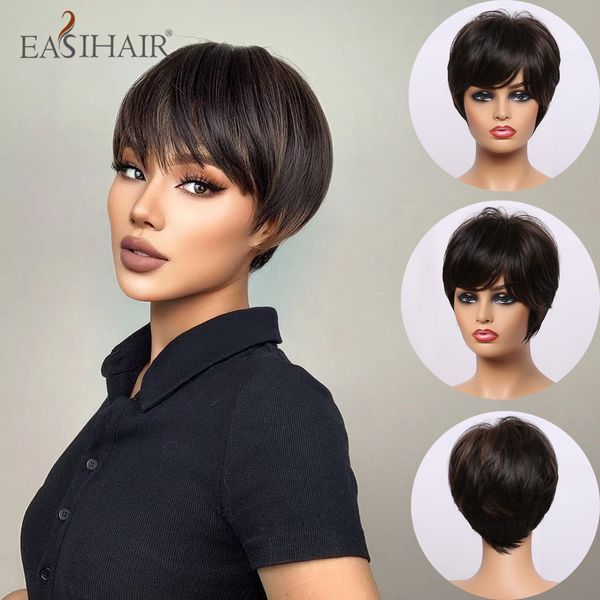 short black straight brown highlight wigs with pixie cut bangs high-temperature fiber synthetic wigs cosplay for womenfactory direct
short black straight brown highlight wigs with pixie cut bangs high-temperature fiber synthetic wigs cosplay for womenfactory direct