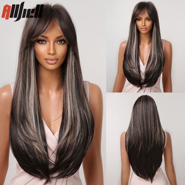 lx brand long synthetic wigs brown mixed blonde bangs layered straight wigs hair heat resistant for black women afro daily party cosplayfact
lx brand long synthetic wigs brown mixed blonde bangs layered straight wigs hair heat resistant for black women afro daily party cosplayfact