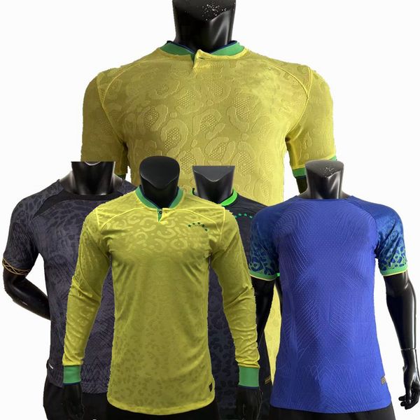 2022 2023 brazils player version soccer jerseys casemiro raphinha rodrygo richarlison vini jr t.silva g.jesus antony dani alves brasil natio, Black
2022 2023 brazils player version soccer jerseys casemiro raphinha rodrygo richarlison vini jr t.silva g.jesus antony dani alves brasil natio, Black