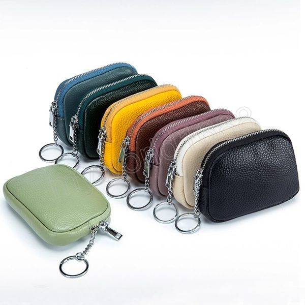 solid color coin purse genuine leather women clutch money bag keychain change pouch mini wallet for ladies, Red;black
solid color coin purse genuine leather women clutch money bag keychain change pouch mini wallet for ladies, Red;black