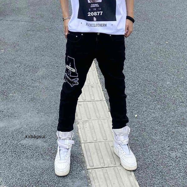 amirs mens jeans amirs chaopai fog high street letter stickers broken holes old washing elastic locomotive slim legged jeans hip hop, Blue
amirs mens jeans amirs chaopai fog high street letter stickers broken holes old washing elastic locomotive slim legged jeans hip hop, Blue