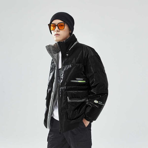autumn and winter new white duck down jacket for men and women thickened thermal insulation couple outdoor work, Black
autumn and winter new white duck down jacket for men and women thickened thermal insulation couple outdoor work, Black