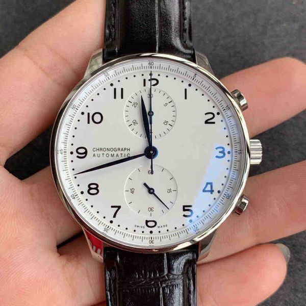 portuguese meter timing series automatic mechanical men's watch 150th anniversary movement superclone, Black;brown
portuguese meter timing series automatic mechanical men's watch 150th anniversary movement superclone, Black;brown