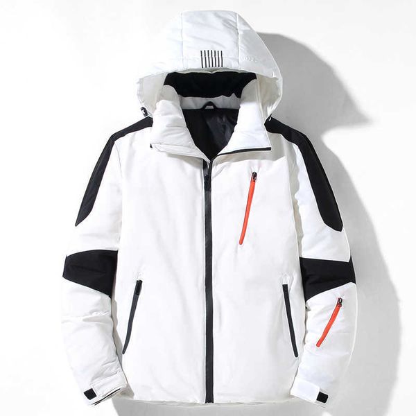 high end 2022 men's down jacket winter coat simple fashion versatile detachable cap thickened thermal, Black
high end 2022 men's down jacket winter coat simple fashion versatile detachable cap thickened thermal, Black