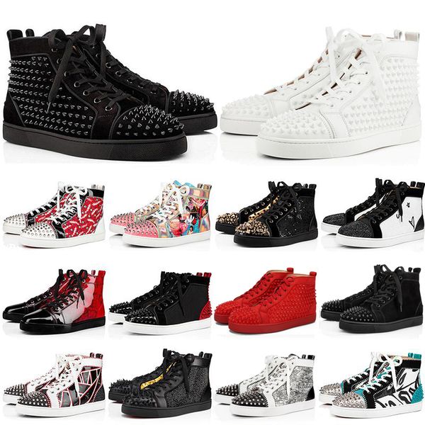 2023 mens dress casual shoes luxurys designers high low studded spikes fashion suede leather black silver women flat sneaker party
2023 mens dress casual shoes luxurys designers high low studded spikes fashion suede leather black silver women flat sneaker party