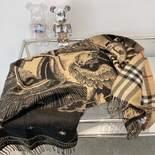 new designer scarf double sided sun moon stars ink painting jacquard classic plaid cashmere scarf, Blue;gray
new designer scarf double sided sun moon stars ink painting jacquard classic plaid cashmere scarf, Blue;gray