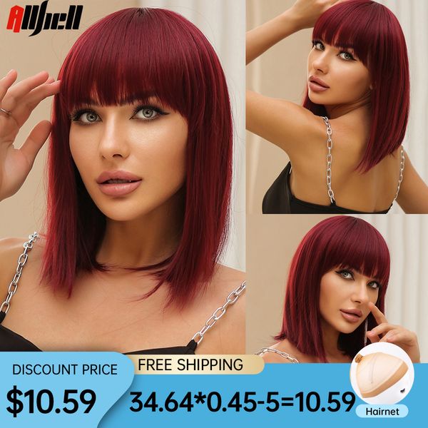 lx brand wine red short straight synthetic wigs with bangs medium length for black women party cosplay halloween wig heat resistant fiberfac
lx brand wine red short straight synthetic wigs with bangs medium length for black women party cosplay halloween wig heat resistant fiberfac