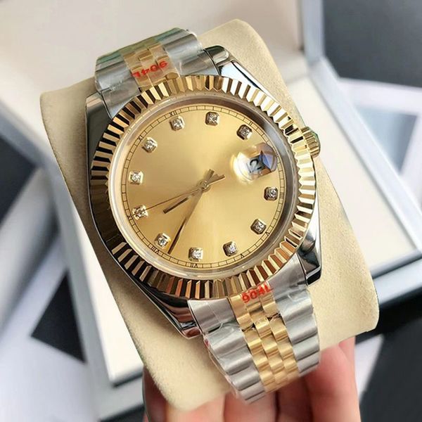 automatic watch for women wrist watches windup watchs man gold stainless steel 36/41mm 904l watches woman waterproof luminous folding buckle, Slivery;brown
automatic watch for women wrist watches windup watchs man gold stainless steel 36/41mm 904l watches woman waterproof luminous folding buckle, Slivery;brown
