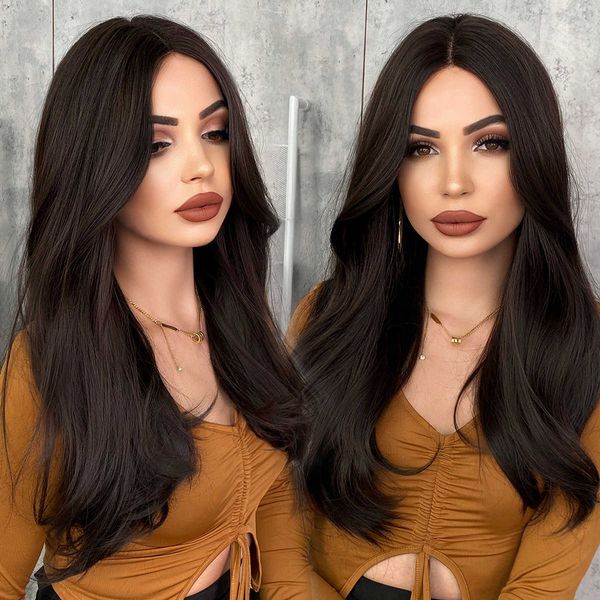 hair lace wigs all hand woven tee lace long split microcurl chemical fiber 23 inch, Black
hair lace wigs all hand woven tee lace long split microcurl chemical fiber 23 inch, Black